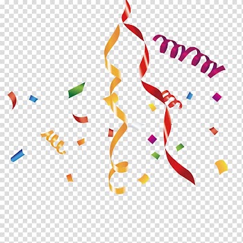 Confetti , Ribbon , Celebrate ribbon transparent background PNG clipart