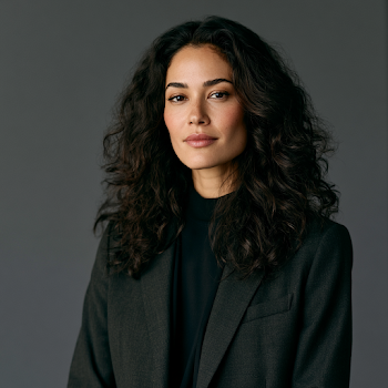 Confident Mixed-Race Female Executive Portrait