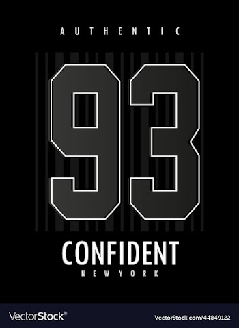 confident typography for t shirt design premium