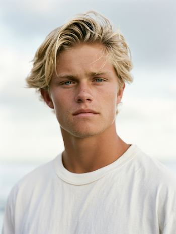 Confident Young Australian Surfer Portrait