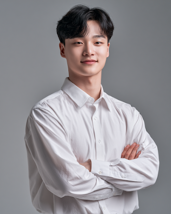 Confident Young Korean Male Instructor Portrait