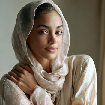 Confident Young Woman in Hijab