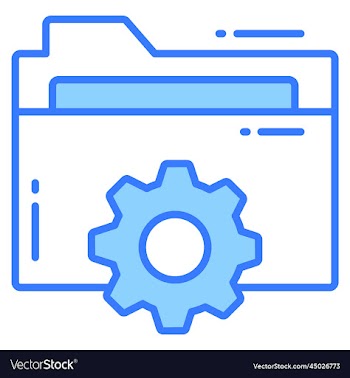 configuration icon for graphic and web design