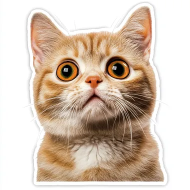 Confused Cat: The Perfect Reaction Sticker for Every Situation Confused Cat: The Perfect Reaction Sticker for Every Situation