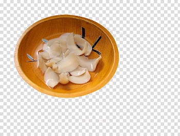 Congee Ingredient, Natural white lily material transparent background PNG clipart