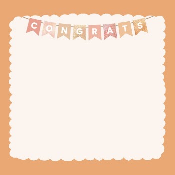 Congrats banner frame background, party | Free Vector - rawpixel