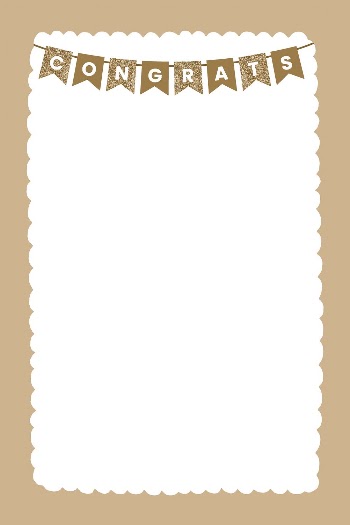 Congrats birthday greeting frame psd | Free PSD - rawpixel