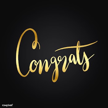 Congrats typography wording style vector | Free stock vector - 517840