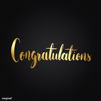 Congratulations typography wording style vect.. | Free stock vector - 517577