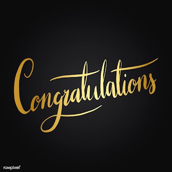 Congratulations typography wording style vect.. | Free stock vector - 517854