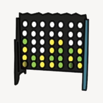Connect four clipart, board game | Free PSD - rawpixel