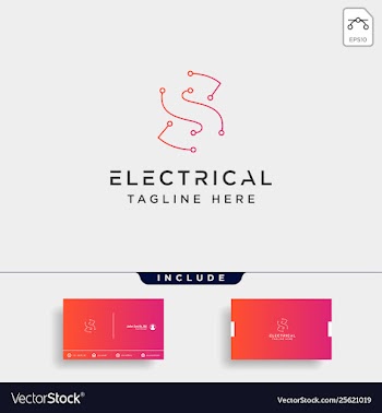 connect or electrical logo design icon element
