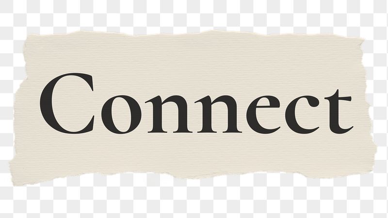Connect png word sticker typography, | Free PNG - rawpixel