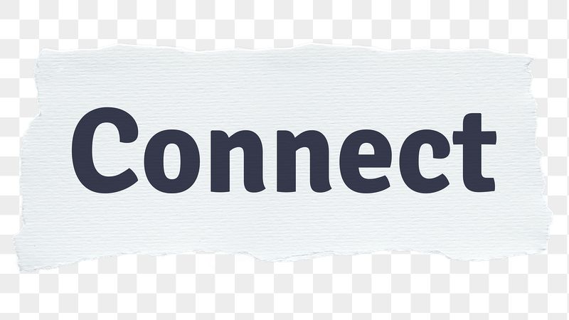 Connect png word sticker typography, | Free PNG - rawpixel
