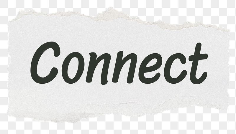 Connect png word sticker typography, | Free PNG - rawpixel