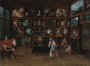 Connoisseurs at a gallery, 1598 | Free Photo - rawpixel