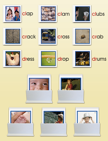 Consonant Blend Pictures | Montessori Research and Development ...