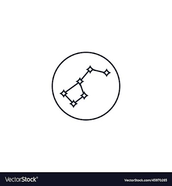 constellation creative icon line from space