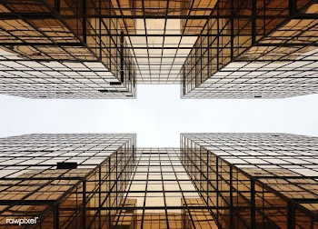 Construction reflection skyscraper | Free stock photo - 90469