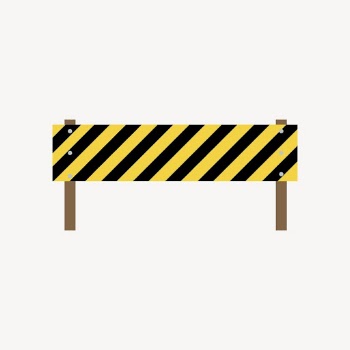 Construction sign clipart, traffic illustration | Free PSD - rawpixel