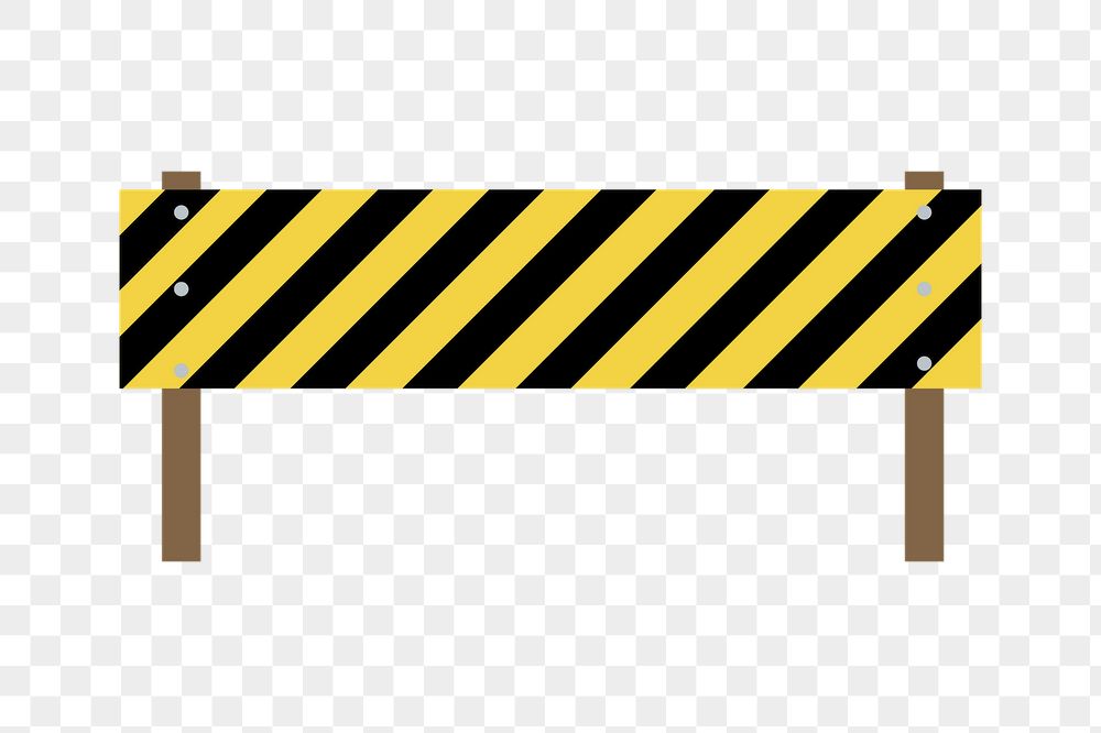 Construction sign png sticker, traffic | Free PNG - rawpixel
