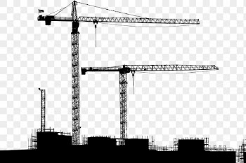 Construction site png silhouette, transparent | Free PNG - rawpixel