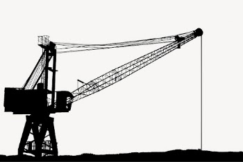 Construction site silhouette background, industrial | Free Photo - rawpixel