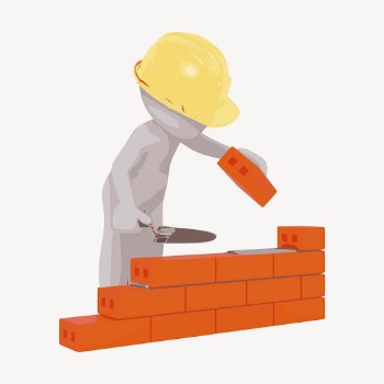Construction worker sticker, job illustration | Free PSD - rawpixel