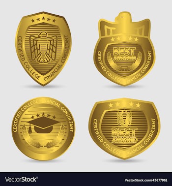consultant award badge set