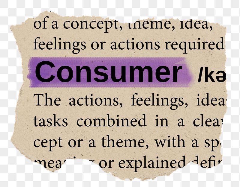Consumer png word sticker, torn | Free PNG - rawpixel