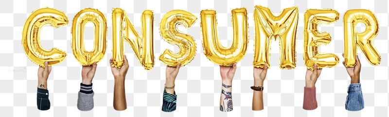Consumer word png, hands holding | Free PNG - rawpixel