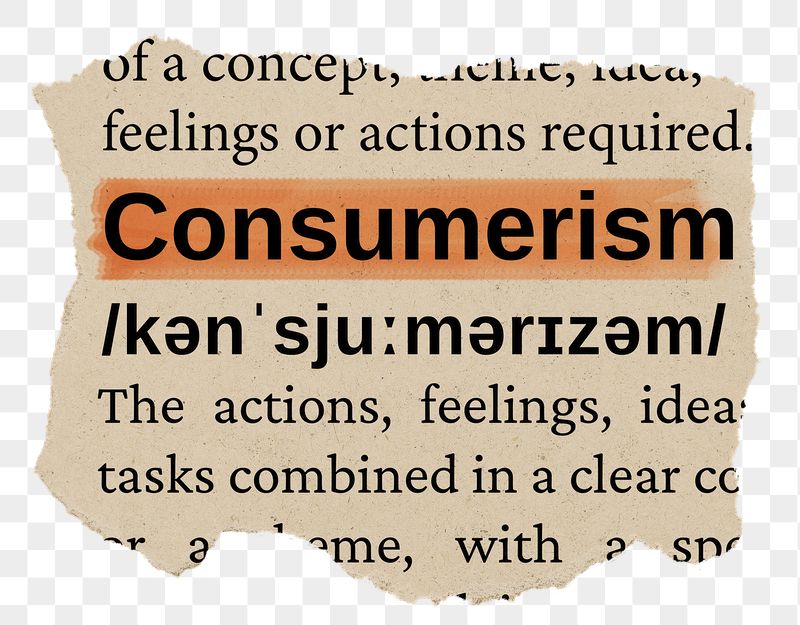 Consumerism png word sticker, torn | Free PNG - rawpixel