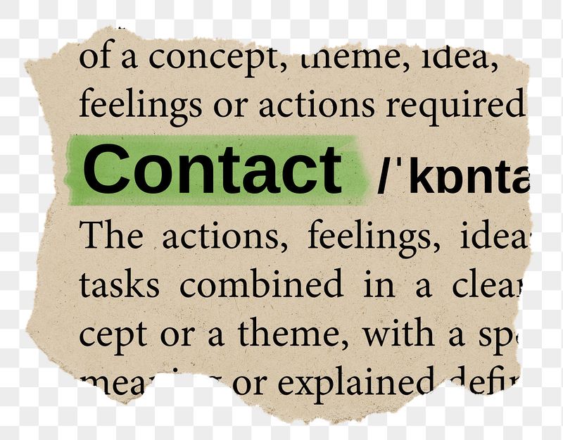 Contact png word sticker, torn | Free PNG - rawpixel
