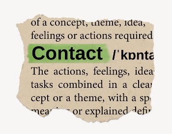 Contact ripped dictionary, editable word | Free PSD - rawpixel