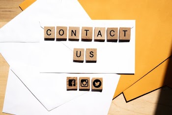 Contact Us Lettering