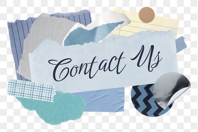 Contact us png word sticker | Free PNG - rawpixel