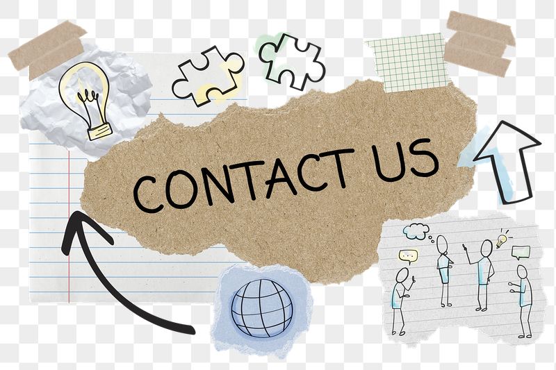 Contact us png word sticker | Free PNG - rawpixel