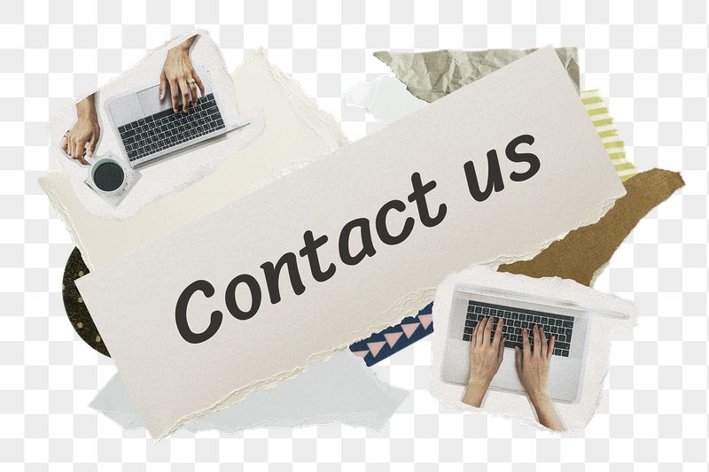 Contact us png word sticker | Free PNG - rawpixel