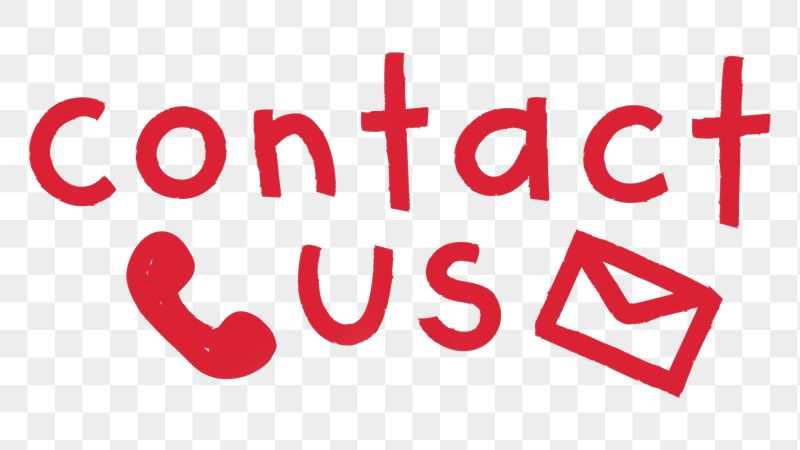Contact us png word sticker | Free PNG - rawpixel