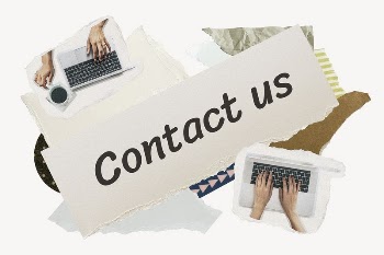 Contact us word typography, business | Free Photo - rawpixel