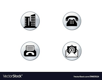contacts icons telephone icon email icon address i