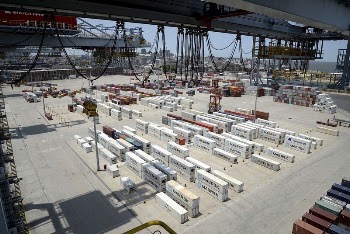 Container port. Original public domain | Free Photo - rawpixel