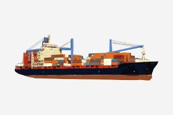 Container ship clipart illustration. Free | Free Photo - rawpixel