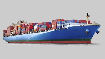 Container ship sticker, transport vehicle | Free PSD - rawpixel