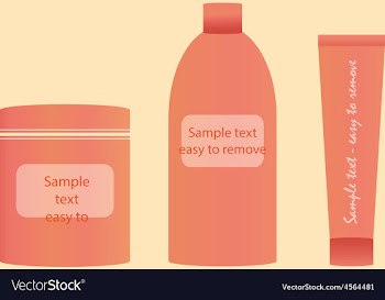 Containers template free freebie vector image