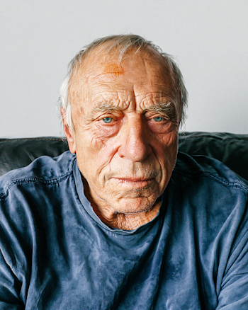 Contemplative Elderly Portrait