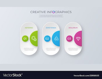  					Contemporary minimalist infographic design vector image														