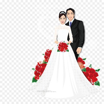 Contemporary Western wedding dress Bride - Rose bride wear a wedding dress 