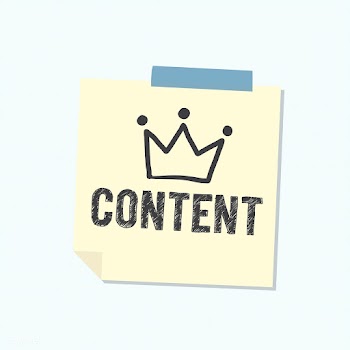 Content is king note illustration | Free stock vector - 412552
