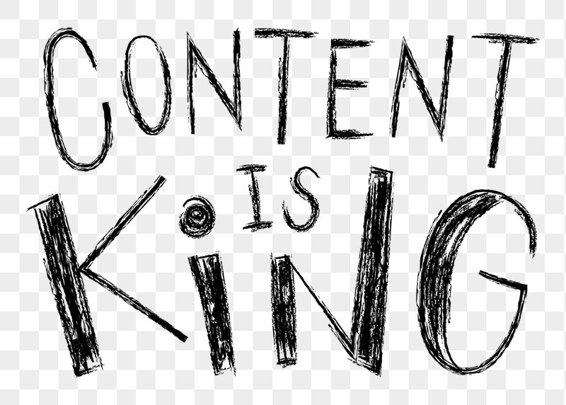 Content is king png word | Free PNG - rawpixel
